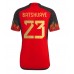 Günstige Belgien Michy Batshuayi #23 Heim Fussballtrikot WM 2022 Kurzarm